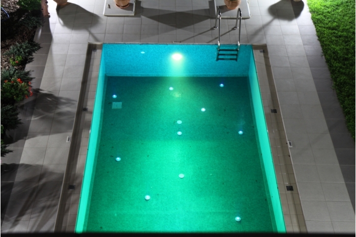 villa chania green   pool