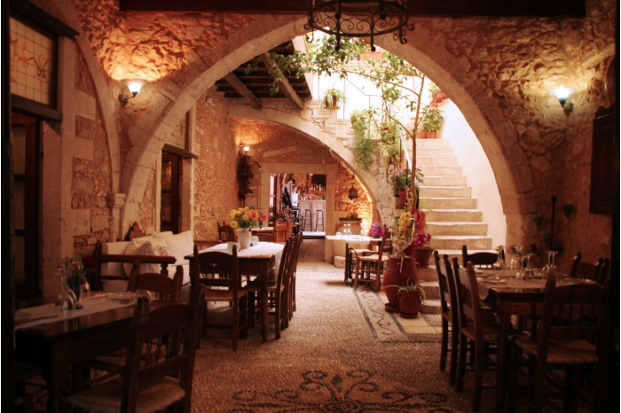 villa chania traditional restaurant